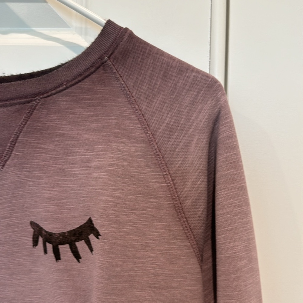 Anthropologie Saturday Sunday Smart Mouth Cropped Sweatshirt Size Small - Picture 5 of 16